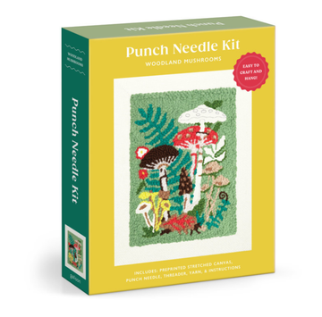 Woodland Mushrooms Punch Needle Kit