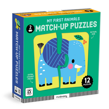 My First Animals 2 Piece Match-up Puzzles