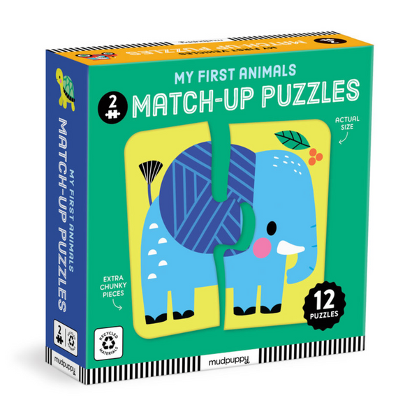 My First Animals 2 Piece Match-up Puzzles