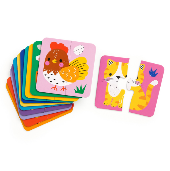My First Animals 2 Piece Match-up Puzzles