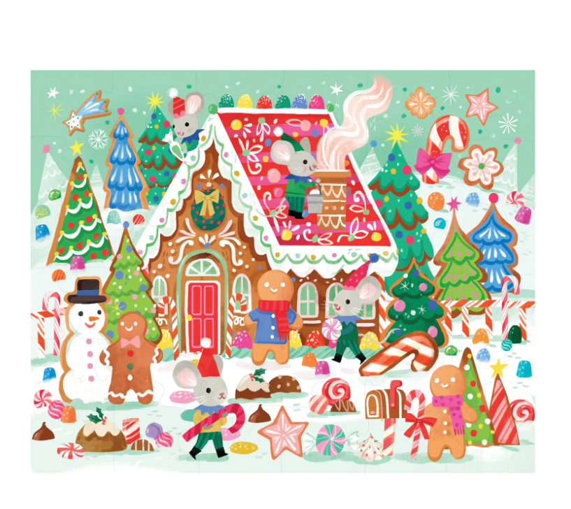 36 PC Puzzle: Gingerbread House - 0