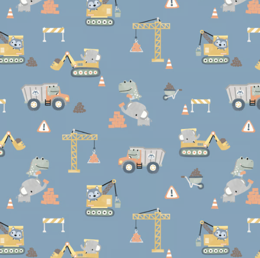 Tiny Engineers Short Sleeve Long Pants Pajama Set (Loulou Lollipop)