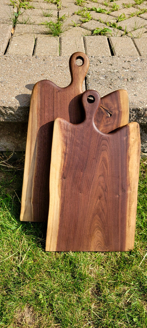 Live Edge Walnut Charcuterie Board
