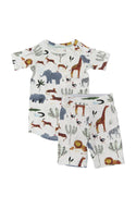 Safari Jungle Short Pajama Set (Loulou Lollipop)