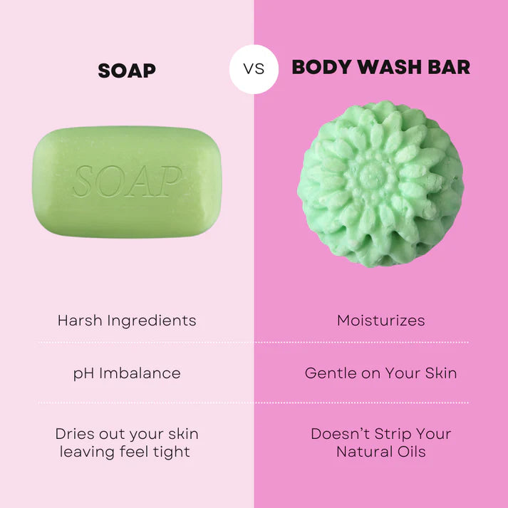 Lavender & Bergamot Body Wash Bar - Soap-Free - 0