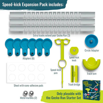 Gecko Run: Marble Run Speed-Kick Expansion Pack
