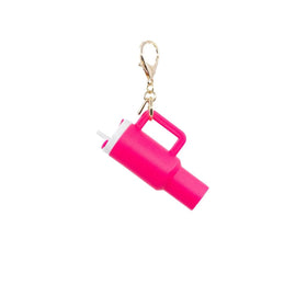 Tumbler Charm in Fuchsia