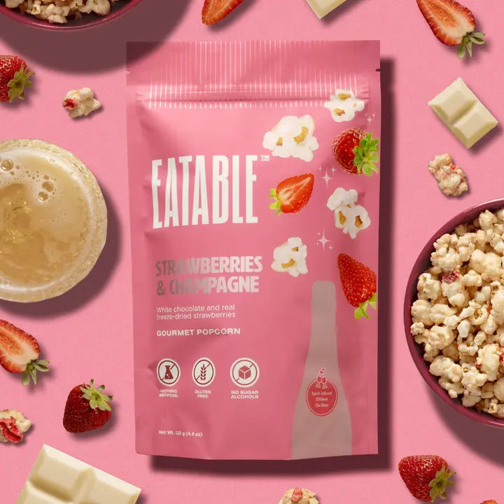 Strawberries & Champagne - Gourmet Popcorn