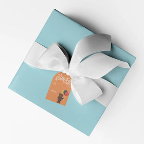 Woodland Birthday Gift Tag Sticker Sheet Set - 0