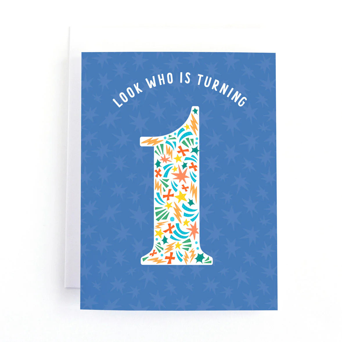 Look Who is Turning 1 First Birthday Card