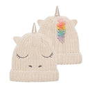 Rainbow Unicorn Knitted Hat-3
