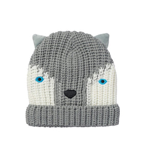 Husky Dog Knitted Hat