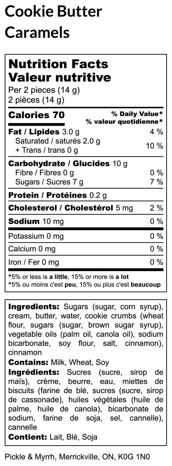 Cookie Butter Caramels