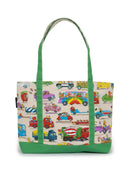Richard Scarry: Cars and Trucks and Things That Go - Large Zippered Tote-1
