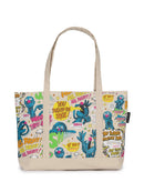 Sesame Street - The Monster at the End of This Book - Large Zippered Tote-2