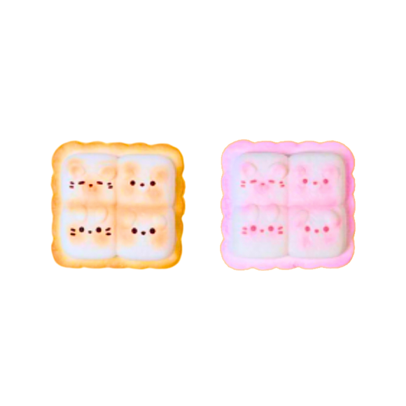 Fluffmellies Cheese Toast Slow Rise Squishy Toy