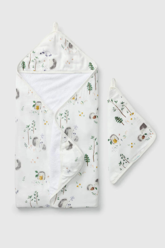 Loulou Lollipop Hooded Towel Set (various patterns)