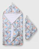 Loulou Lollipop Hooded Towel Set (various patterns)-11