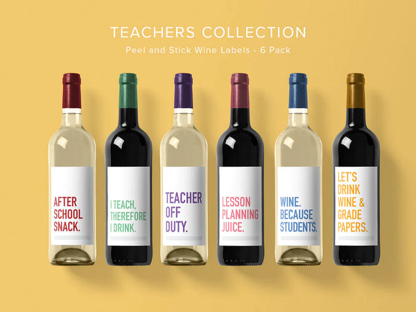 Teacher Wine Labels