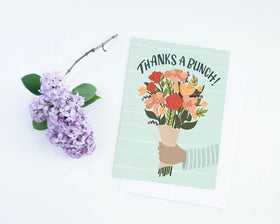 Thank You Flower Card - 0