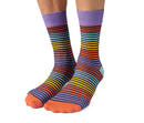 Men's Stripe Right Socks-3