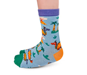 Kids Tacosaurus Socks