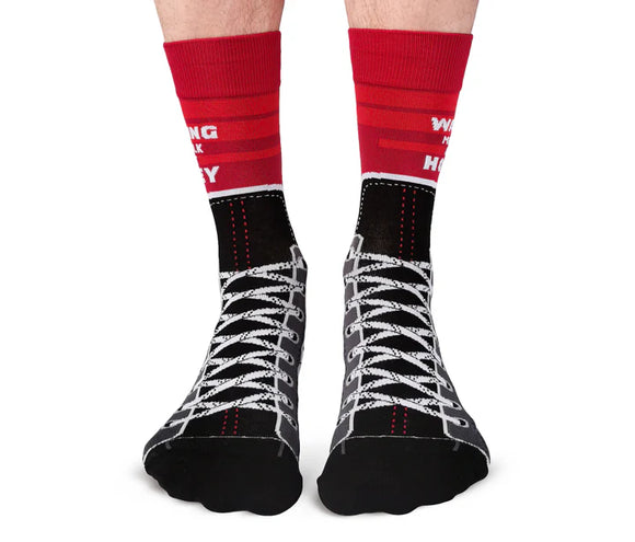 Men's Hockey Talk Socks