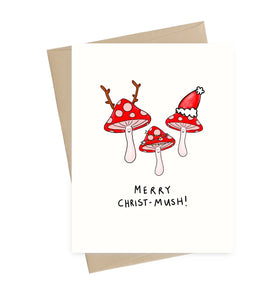 Christmas Mushroom Card