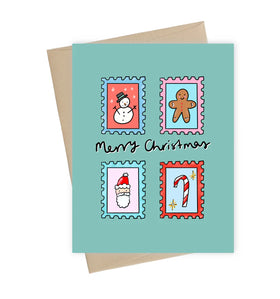 Christmas Stamp Card