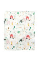 Loulou Lollipop Muslin Swaddle (Farm Animals)