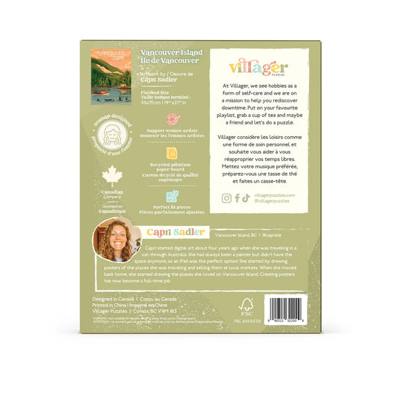 Villager Puzzles | Vancouver Island | 1000-Piece Puzzle for Adults