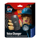 Spy Labs: Voice Changer - Spy Labs Voice Changer toy packaging with a handheld black device and cartoon boy wearing a blue cap, Canadian gift, unique.