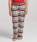 Women's Elk Fair Isle Jersey Pajama Pants-2
