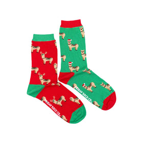 Women's Ugly Christmas Fa La Llama Socks