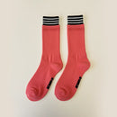 Watermelon Stripe Double-Cuff Socks-1