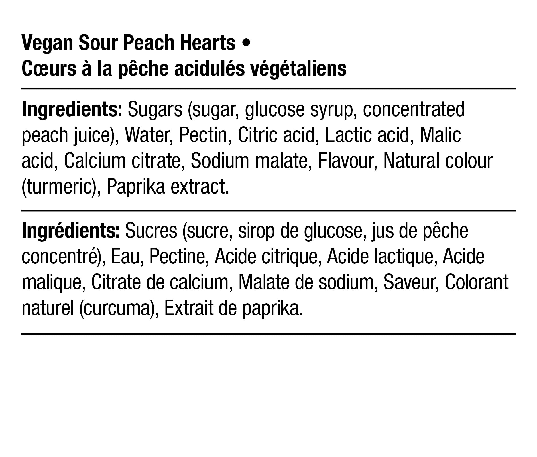 Vegan Sour Peach Hearts (Squish)