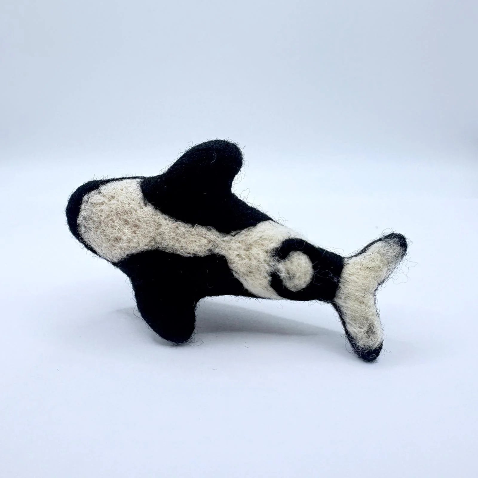 Needle Felted Orca Ornament