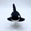 Needle Felted Orca Ornament-4