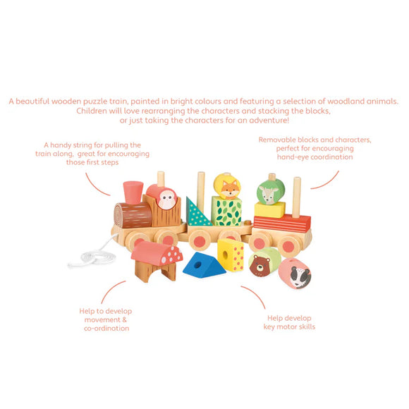 Woodland Puzzle Train