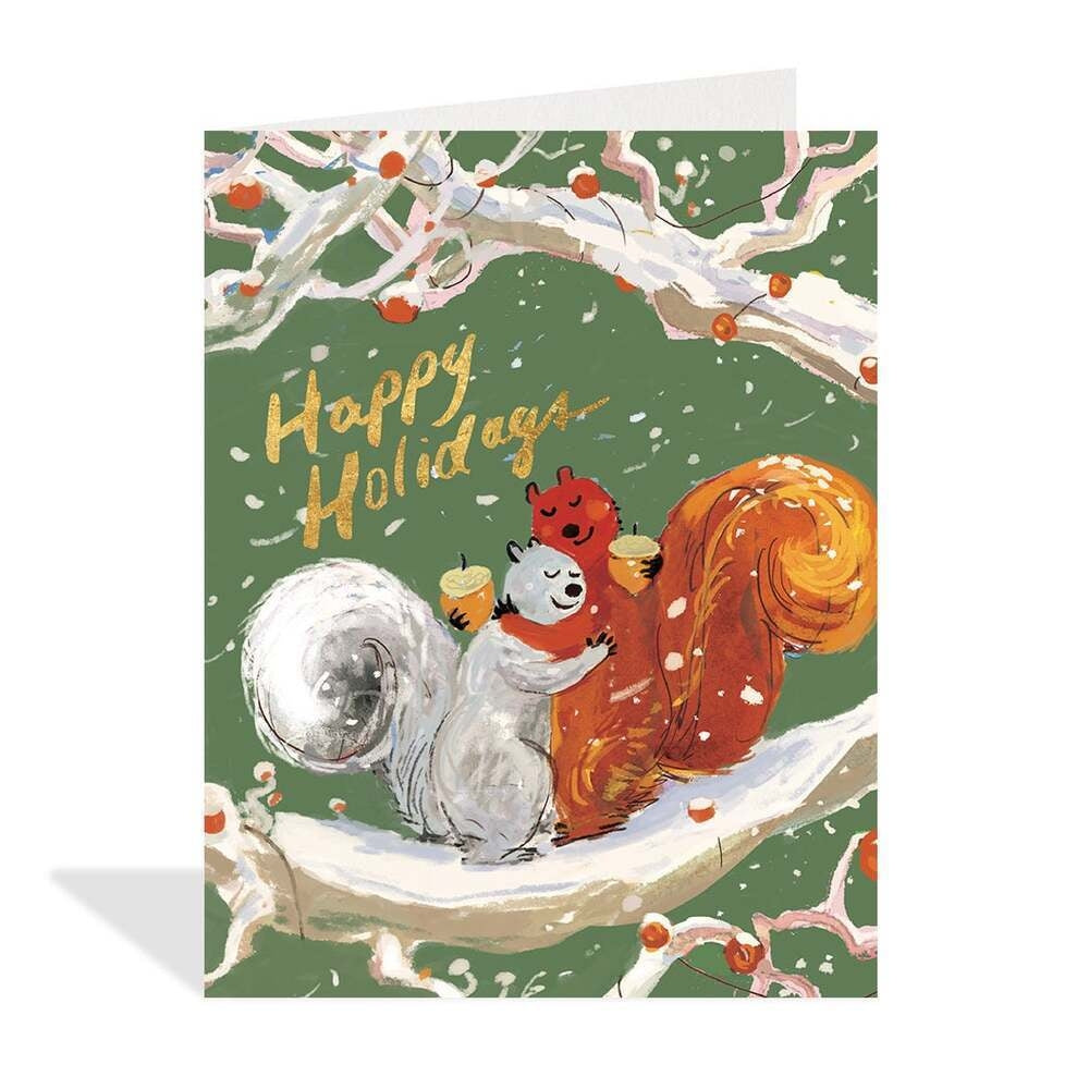 Holiday Squirrels Card