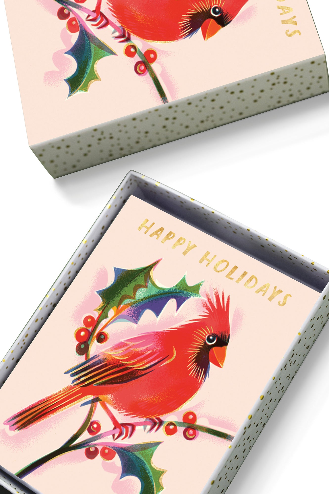 Holiday Cardinal Card Box Set