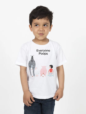 Everyone Poops Kids' T-Shirt - 0