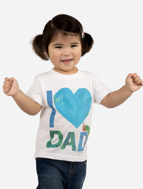 Eric Carle: I Love Dad Kids' T-Shirt - 0