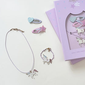 Unicorn Hair & Jewellery Set - 0
