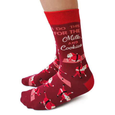 Women's Yoga Santa Socks