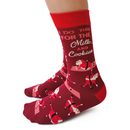 Women's Yoga Santa Socks-1