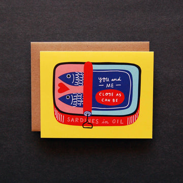 Sardines - Love & Friendship Card - 0