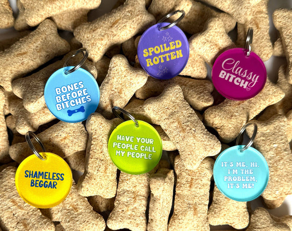 Classy Bitch Pup Charm