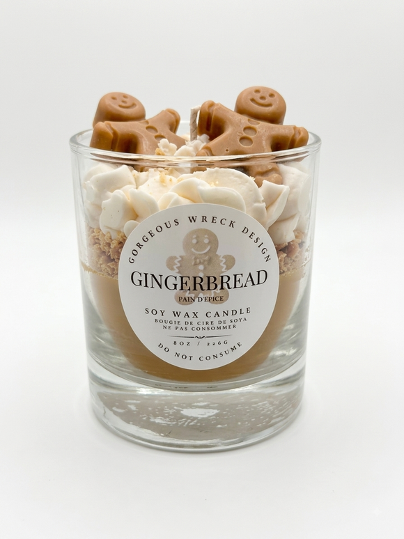 Gingerbread Dessert Candle