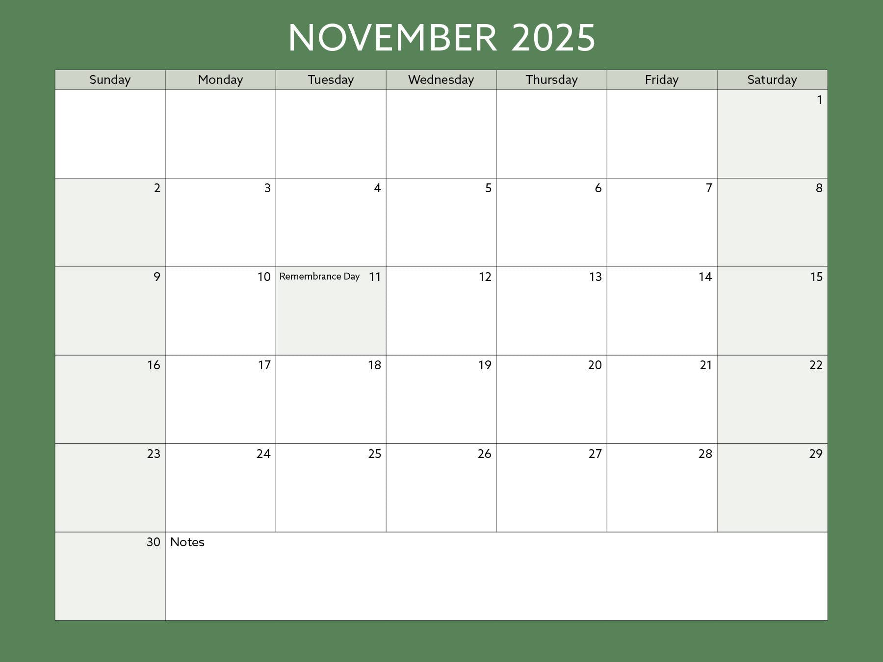 2025 Toronto Neighbourhood Calendar